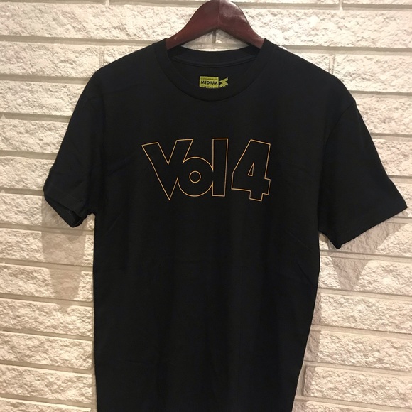 Volume 4 “Vol 4” Logo Black Skate Tee - Picture 2 of 5